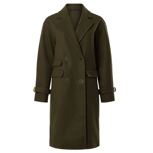 NVLT Military Coat in Green, Size L - Picture 1 of 10